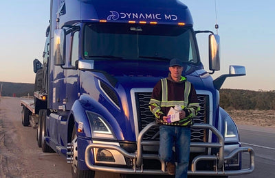 Cómo un camionero de larga distancia se mantiene saludable en la carretera