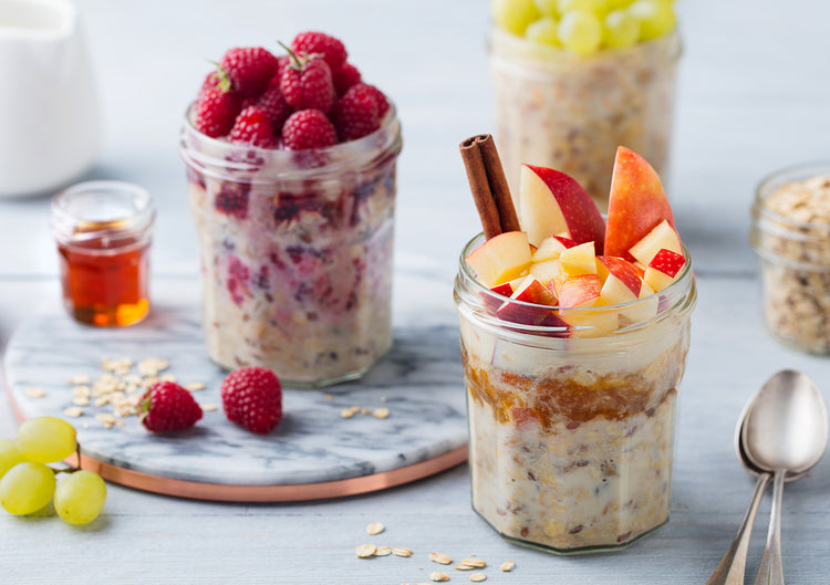 Overnight Protein Oats For Breakfast