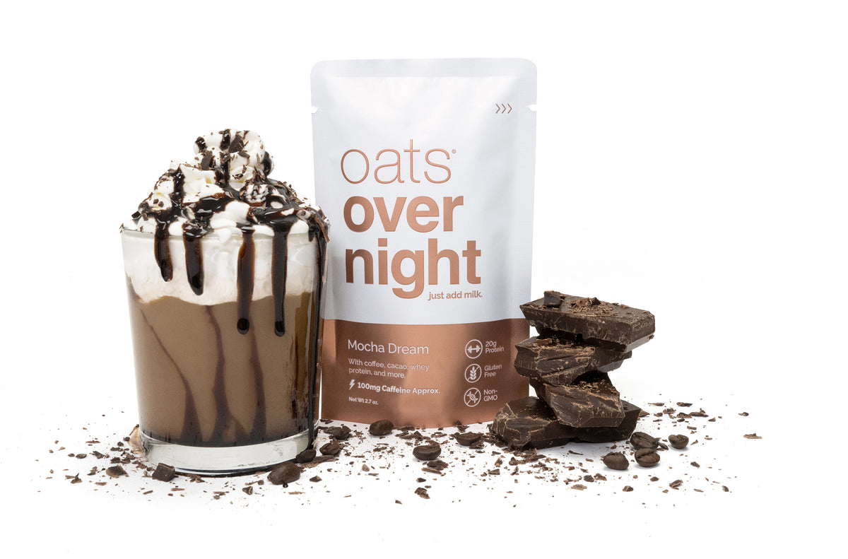 Mocha Dream Overnight Oats Protein Shake - Caffeinated