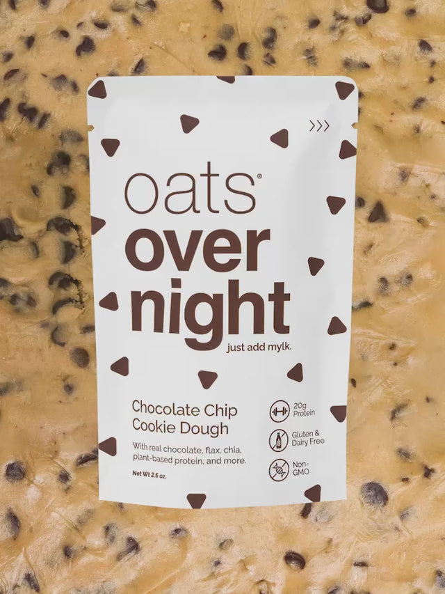Oats Overnight Peanut Butter Crunch Bottled Shake - Gluten Free, Non-GMO, Vegan Friendly Breakfast Meal Replacement Shake with Powdered Oat Milk.